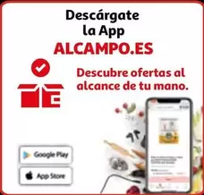 Oferta de Google - Descargate La App en Alcampo