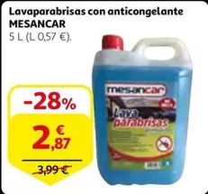 Oferta de Mesancar - Lavaparabrisas Con Anticongelante por 2,87€ en Alcampo