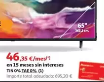 Oferta de Total - Tin 0% Tae 0% por 46,35€ en Alcampo