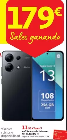 Oferta de Total - Sales Ganando por 179€ en Alcampo