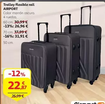 Oferta de Airport - Trolley Flexible Rail por 22,87€ en Alcampo