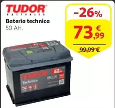 Oferta de Tudor - Batería Technica por 73,99€ en Alcampo