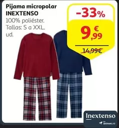 Oferta de Inextenso - Pijama Micropolar por 9,99€ en Alcampo