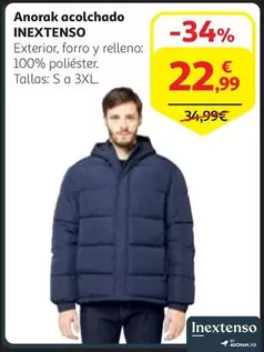 Oferta de Inextenso - Anorak Acolchado por 22,99€ en Alcampo