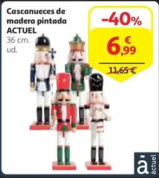 Oferta de Actuel - Cascanueces De Madera Pintada por 6,99€ en Alcampo