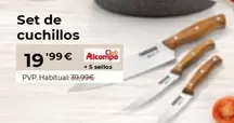 Oferta de Alcampo - Set De Cuchillos por 19,99€ en Alcampo