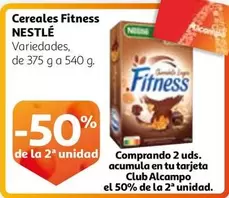 Oferta de Nestlé - Cereales Fitness en Alcampo