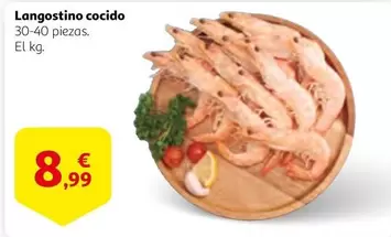 Oferta de Langostino Cocido por 8,99€ en Alcampo