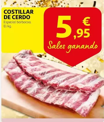 Oferta de Costillar De Cerdo por 5,95€ en Alcampo