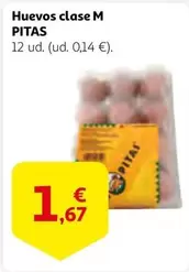 Oferta de Pitas - Huevos Clase M por 1,67€ en Alcampo