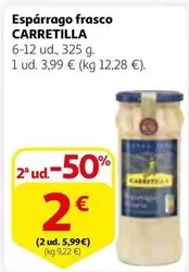 Oferta de Carretilla - Espárrago Frasco por 3,99€ en Alcampo