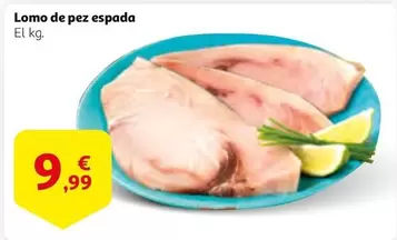 Oferta de Lomo De Pez Espada por 9,99€ en Alcampo