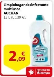 Oferta de Auchan - Limpiahogar Desinfectante Multiusos por 2,09€ en Alcampo