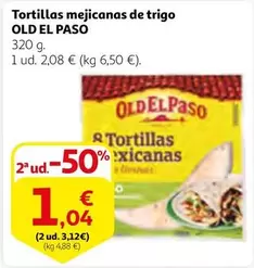 Oferta de Old El Paso - Tortillas Mejicanas De Trigo por 2,08€ en Alcampo