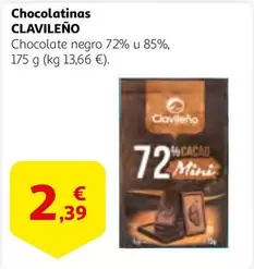 Oferta de Clavileño - Chocolatinas por 2,39€ en Alcampo