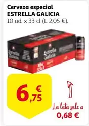 Oferta de Estrella Galicia - Cerveza Especial por 6,75€ en Alcampo