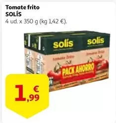 Oferta de Solís - Tomate Frito por 1,99€ en Alcampo