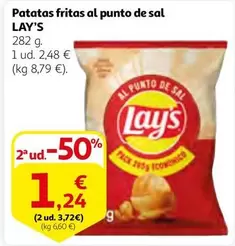 Oferta de Lay's - Patatas Fritas Al Punto De Sal por 2,48€ en Alcampo