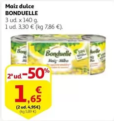 Oferta de Bonduelle - Maiz Dulce por 3,3€ en Alcampo