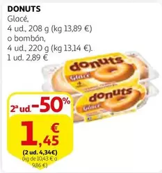 Oferta de Donuts - Glacé por 1,45€ en Alcampo