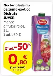 Oferta de Juver - Néctar O Bebida De Zumo Exotica Disfruta por 1,6€ en Alcampo