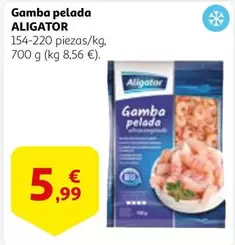 Oferta de Aligator - Gamba Pelada por 5,99€ en Alcampo