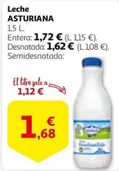 Oferta de La Asturiana - Leche por 1,68€ en Alcampo