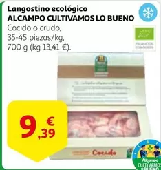 Oferta de Alcampo - Langostino Ecologico Alcampo Cultivamos por 9,39€ en Alcampo