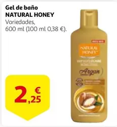 Oferta de Natural Honey - Gel De Baño por 2,25€ en Alcampo