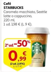 Oferta de Starbucks - Café por 1,98€ en Alcampo