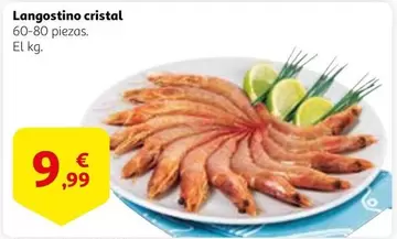 Oferta de Cristal - Langostino por 9,99€ en Alcampo