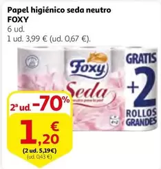 Oferta de Seda - Papel Higiénico  Neutro por 3,99€ en Alcampo