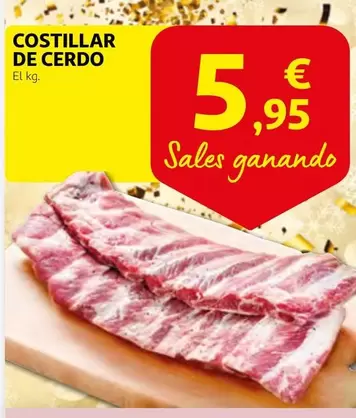 Oferta de Costillar De Cerdo por 5,95€ en Alcampo