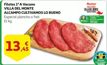 Oferta de Alcampo - Filetes 1a A Vacuno por 13,45€ en Alcampo