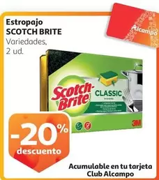 Oferta de Scotch-Brite - Estropajo en Alcampo