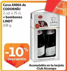 Oferta de Lindt - Cava Anna De Codorniu en Alcampo