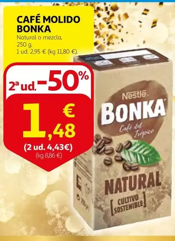 Oferta de Nestlé - Café Molido Bonka por 2,95€ en Alcampo