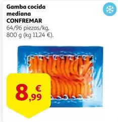 Oferta de Confremar - Gamba Cocida Mediana por 8,99€ en Alcampo