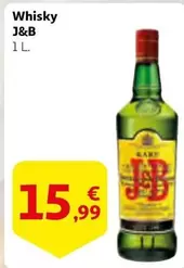 Oferta de J&B - Whisky por 15,99€ en Alcampo