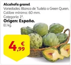 Oferta de Tudela - Alcahofa Granel por 4,99€ en Alcampo