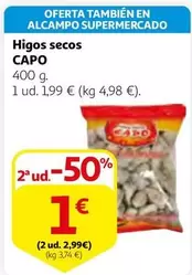 Oferta de Higos Secos por 1€ en Alcampo