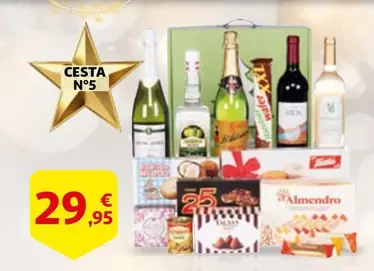 Oferta de Cesta No5 por 29,95€ en Alcampo