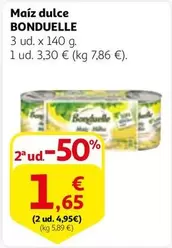 Oferta de Bonduelle - Maíz Dulce por 3,3€ en Alcampo