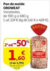 Oferta de Oroweat - Pan De Molde por 3,19€ en Alcampo