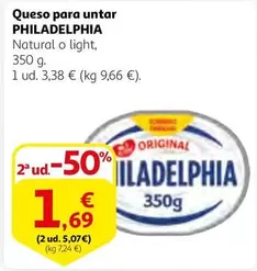 Oferta de Philadelphia - Queso Para Untar por 3,38€ en Alcampo