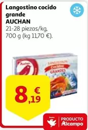 Oferta de Auchan - Langostino Cocido Grande por 8,19€ en Alcampo