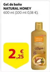 Oferta de Natural Honey - Gel De Baño por 2,25€ en Alcampo