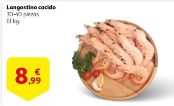 Oferta de Langostino Cocido por 8,99€ en Alcampo