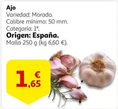 Oferta de Origen - Ajo por 1,65€ en Alcampo