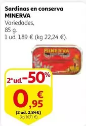 Oferta de Sardinas En Conserva por 1,89€ en Alcampo